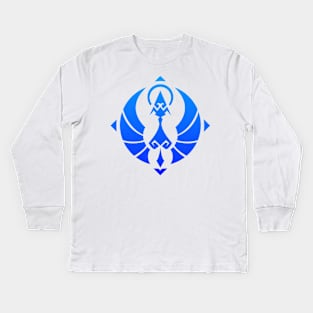 Genshin Impact Candace Emblem Kids Long Sleeve T-Shirt